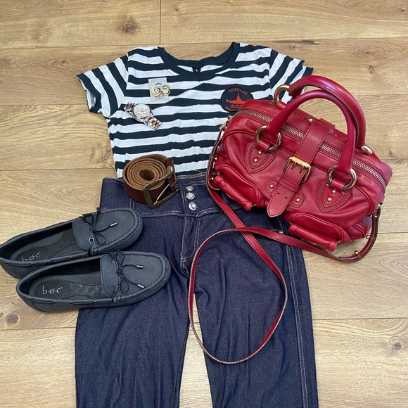 2/20b.o.c. Carolann gray/black moccasin loafers 7M - Picture 8 of 8